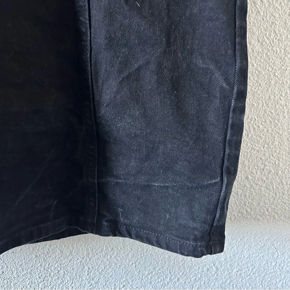 BDG Black Square Neck Denim Mini Dress